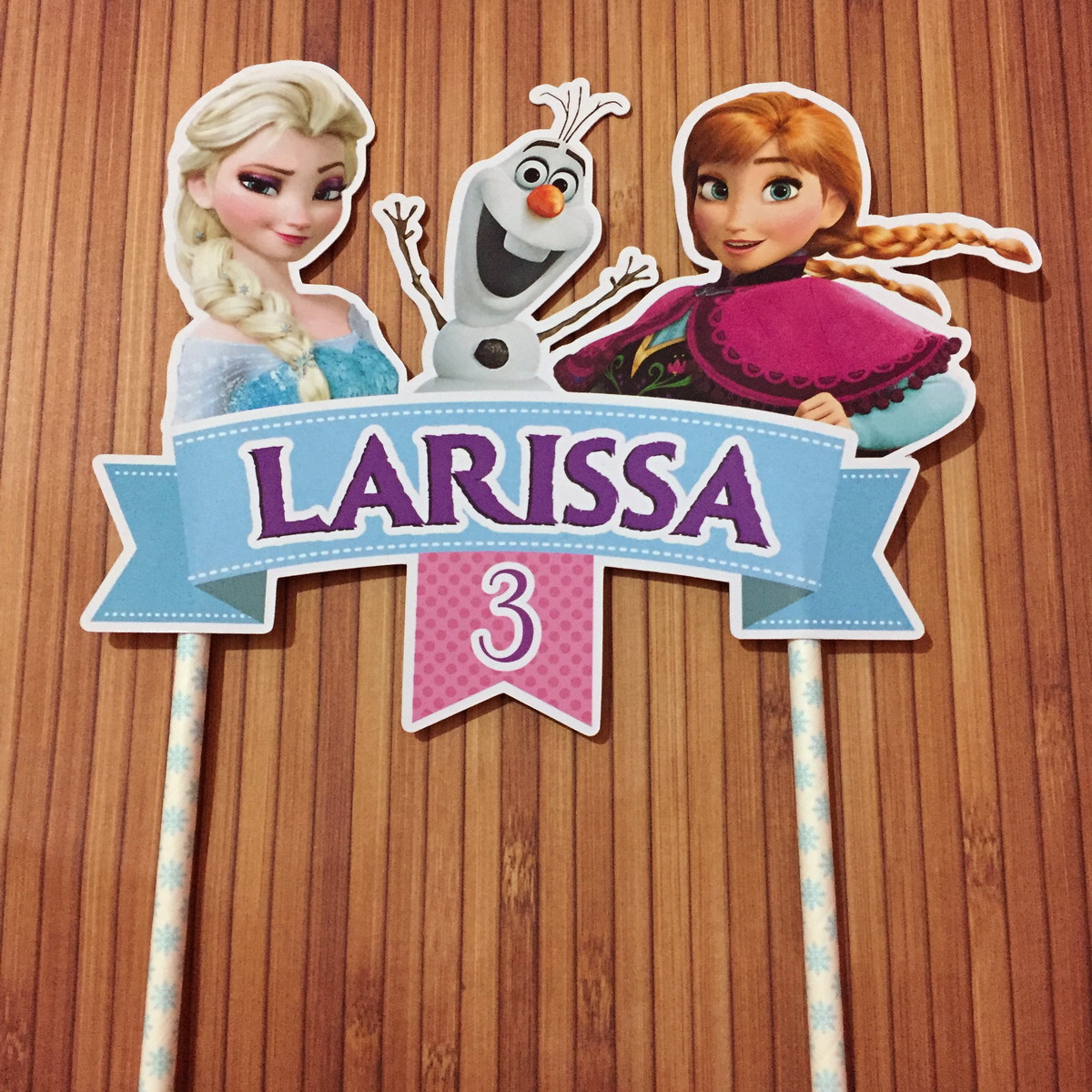 Topper / Topo de Bolo Frozen - Imagem 2