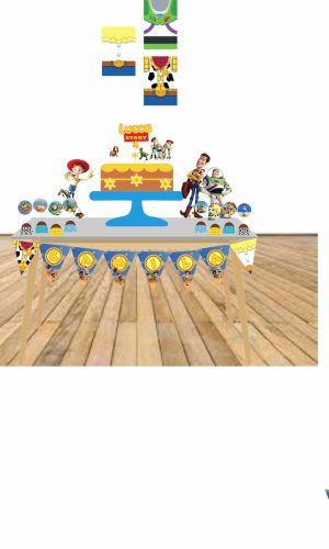 Toy Story Topo de Bolo, Cartazes, Bandeiras