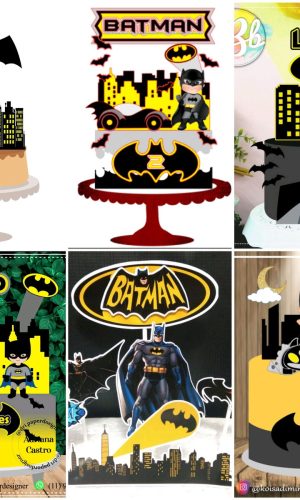 VÁRIOS ARQUIVOS DE CORTE TOPO DE BOLO Batman
