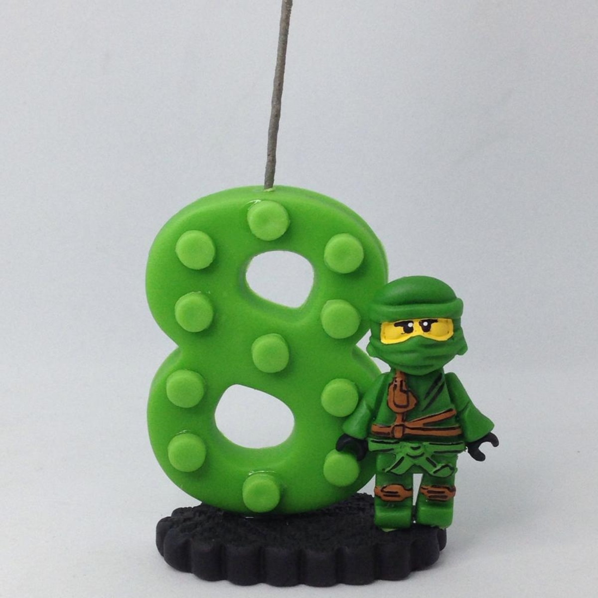 Vela Topo de Bolo Ninja - Imagem 2