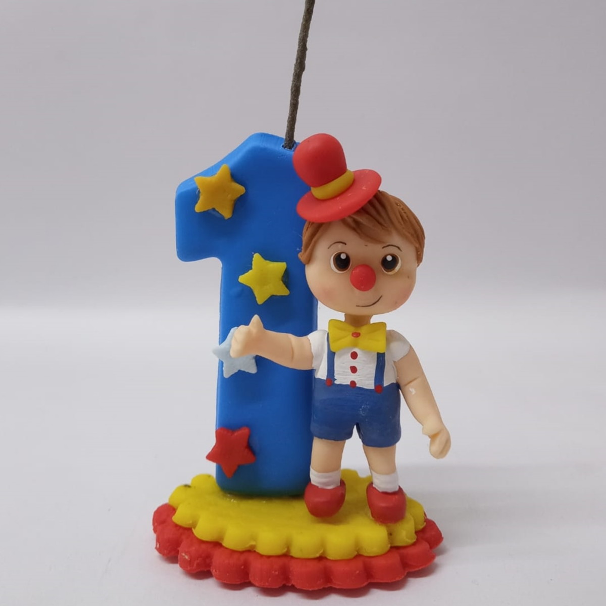 Vela Topo de Bolo Palhacinho