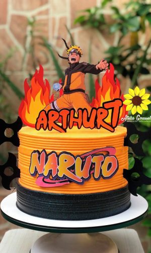 007 Arquivo de Corte Topo de Bolo Naruto Ganhe +3 Produtos