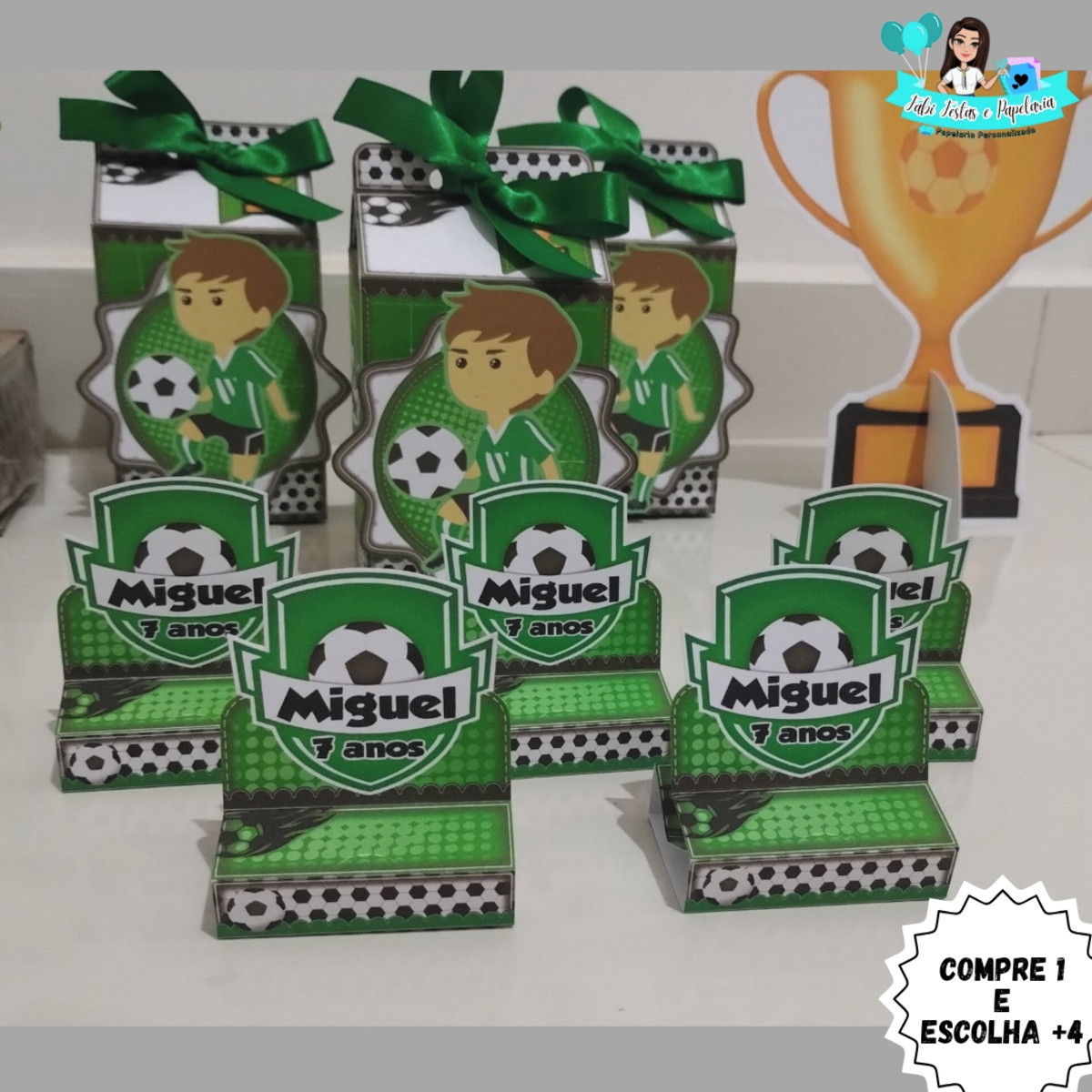10 - Arquivo de Corte Kit Só Um Bolinho Futebol - Imagem 4