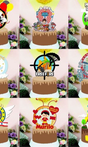9 Topos De Bolo - Festa Menino