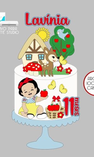 14 - Arquivo Topo de Bolo a Branca de Neve