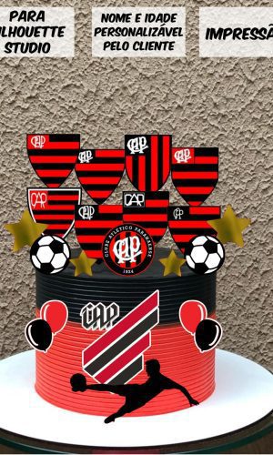 2 Arquivo de Corte Topo de Bolo Athletico Paranaense 1