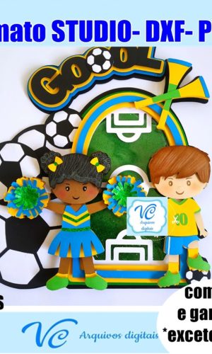 449- Arquivo de Corte Topo Copa do Mundo Bebe Menina Menino