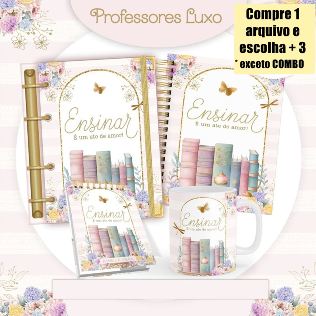 675- Arquivo Encadernação Dia dos Professores Png e pdf