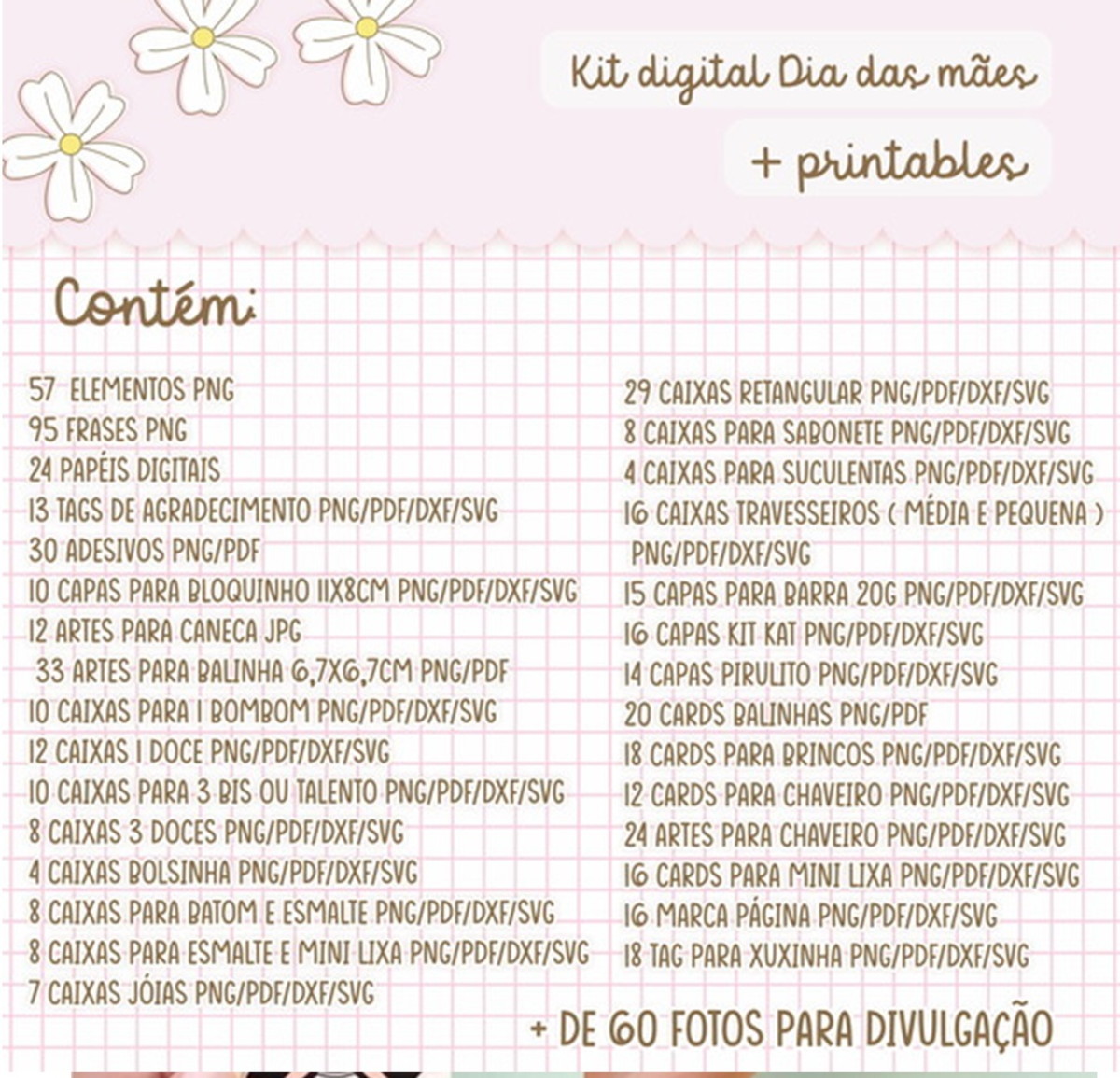 756- Arquivo de Corte Dia das Mães - Imagem 5