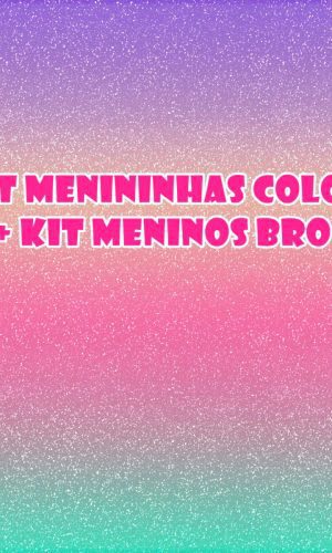 Kit meninas e meninos mascotinhos