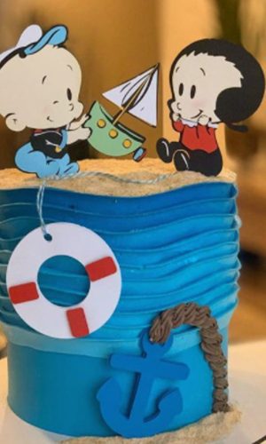 95 Arquivo de corte -topo de bolo popeye baby camadas