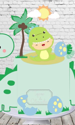 Arquivo de Corte Dino baby-camada