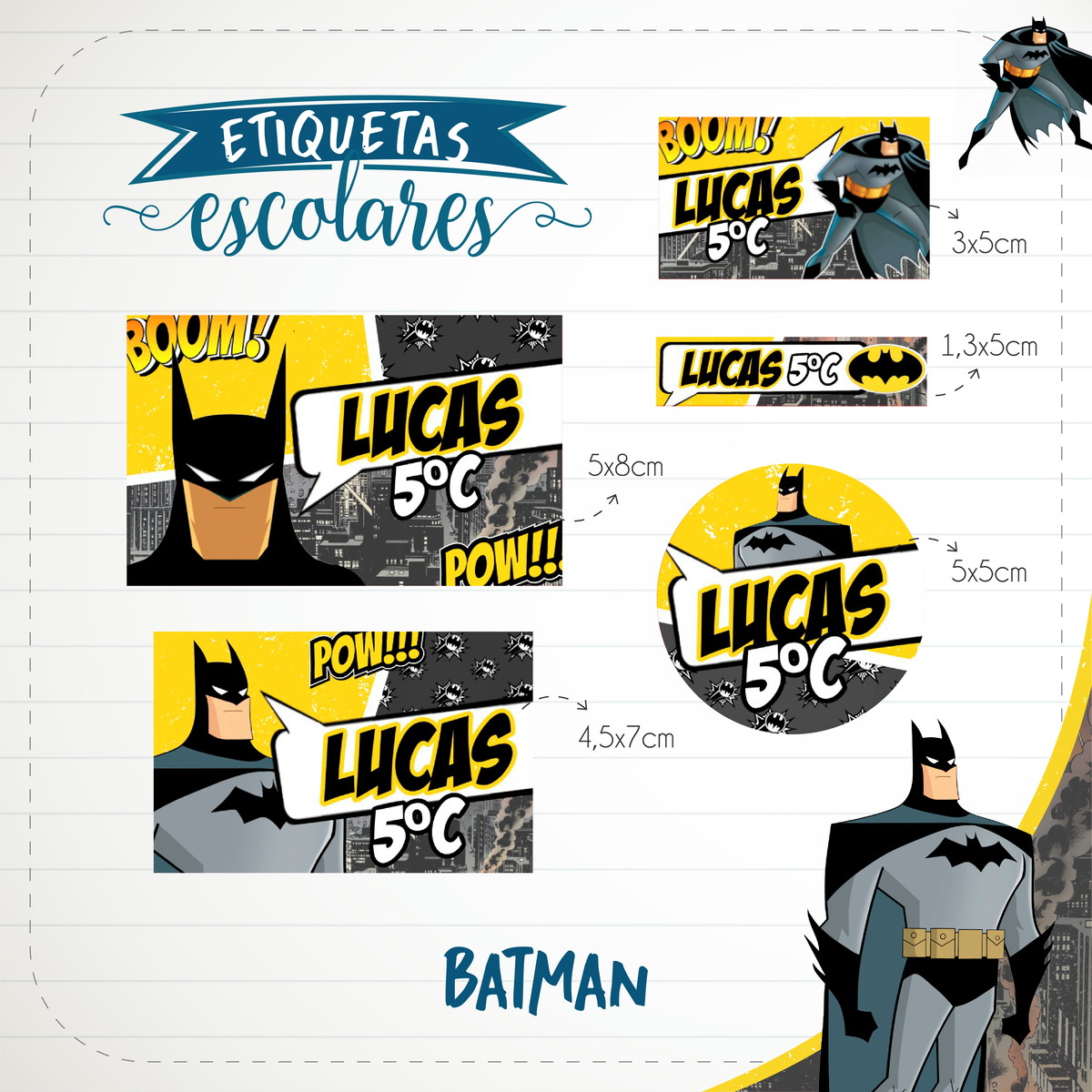 Arquivos Digitais Combo Etiquetas Escolar - Imagem 5