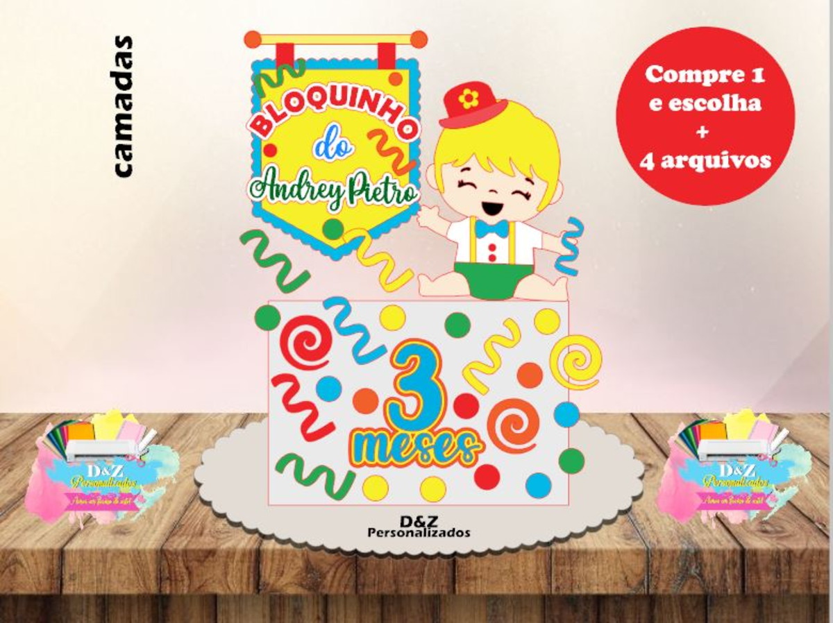 Arquivo Corte - Topo Carnaval Bloquinho Menino Baby-cod.1024