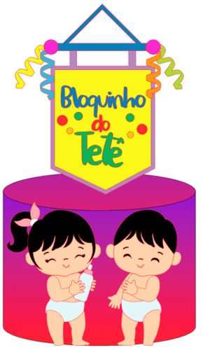 Arquivo Corte: Topo de Bolo Bebê Carnaval 033