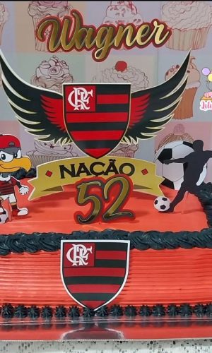 Arquivo Corte Topo de Bolo Flamengo Nação