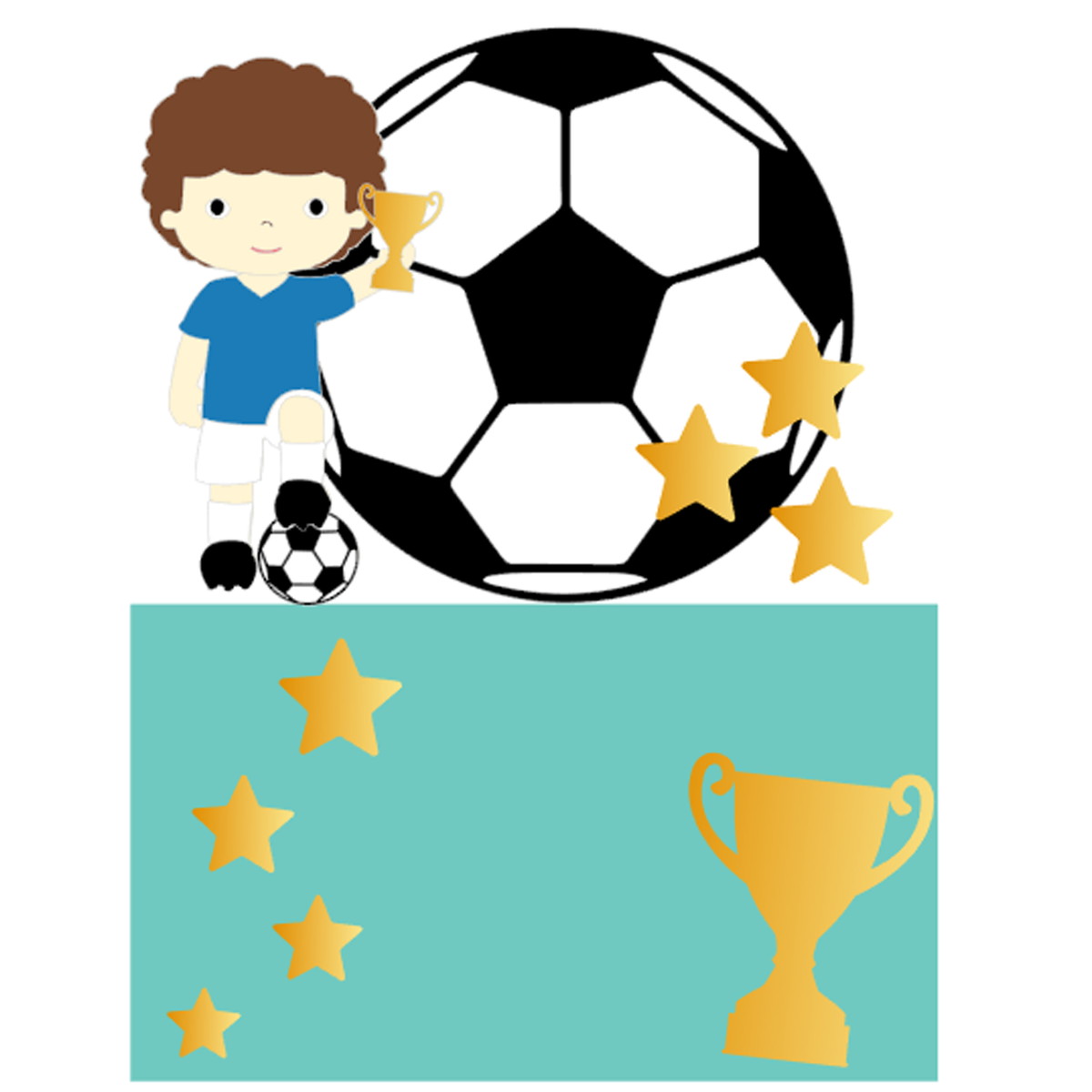 Arquivo Corte: Topo de Bolo Futebol 002
