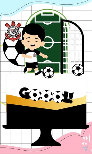 Arquivo Corte: Topo de Bolo Futebol 006