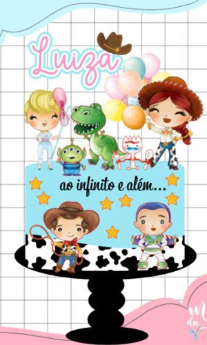 Arquivo Corte: Topo de Bolo Toy Story Cute 002