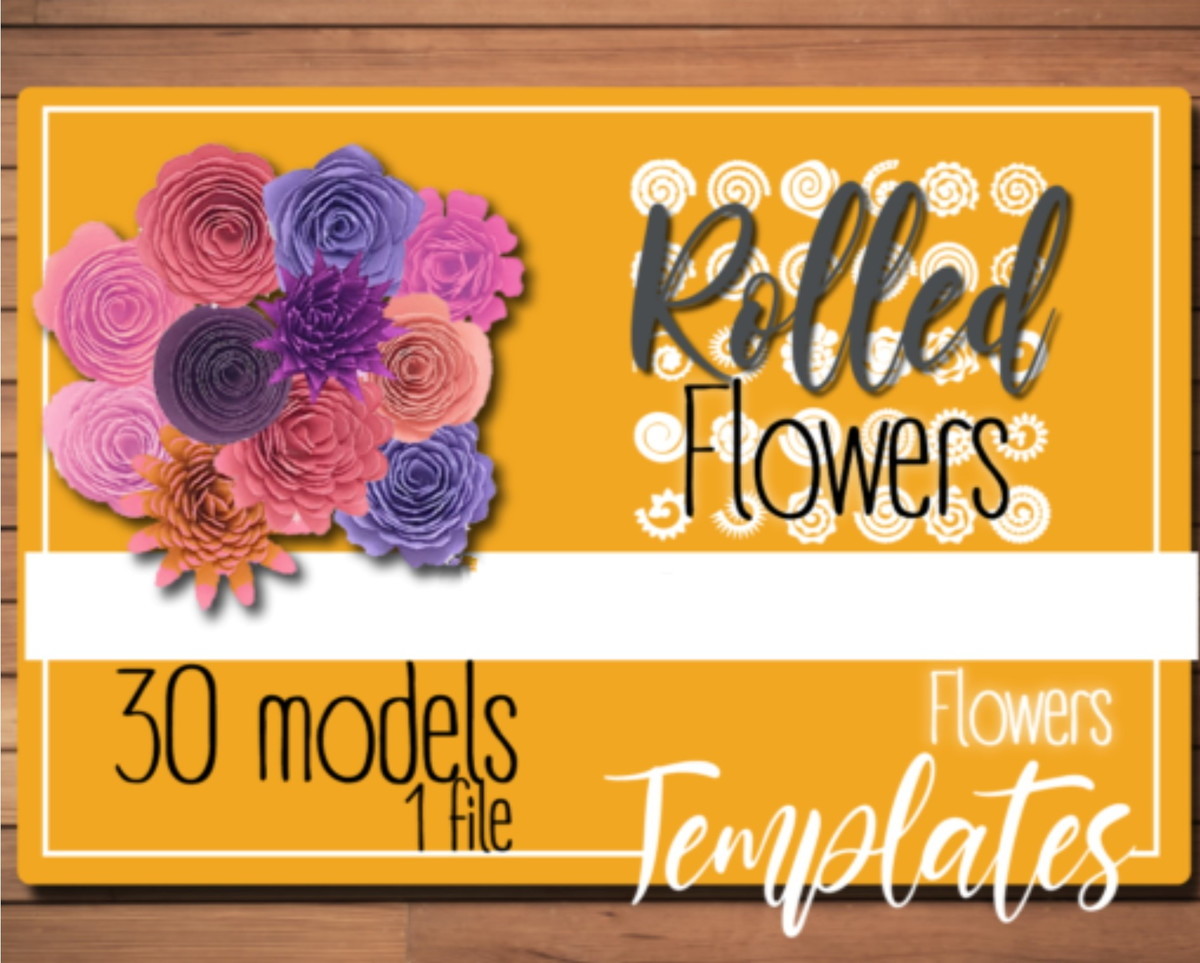 Arquivo de Corte 30 Flores + 30 Folhas #201#