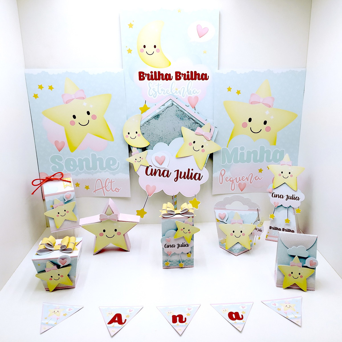 Arquivo de Corte Kit Brilha Brilha Estrelinha