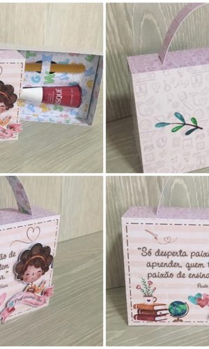 Arquivo de Corte Caixa Esmalte Dia dos Professores