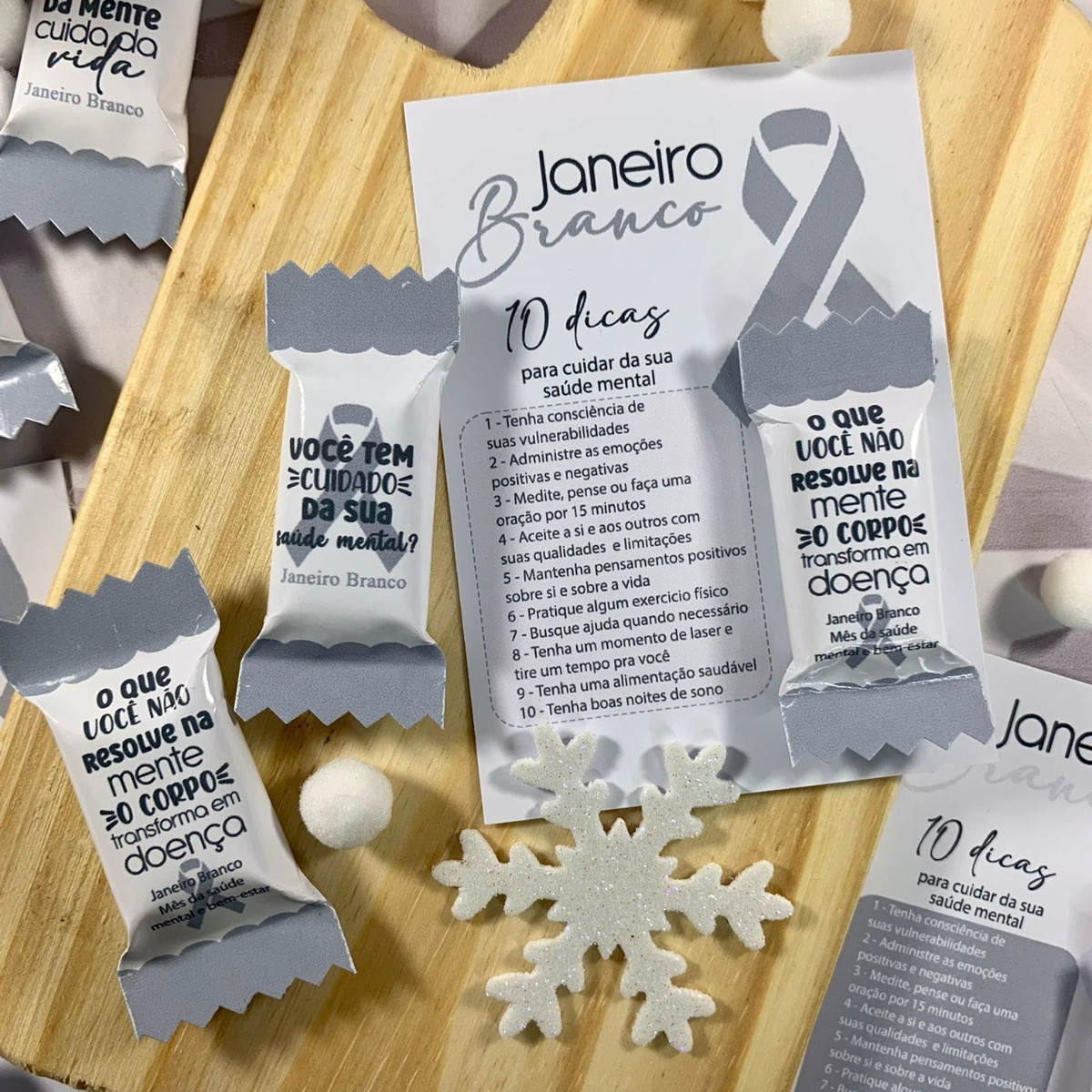 Arquivo de Corte Arte para Balinhas Janeiro Branco - Imagem 3