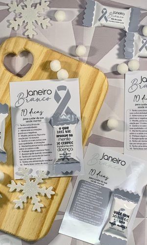 Arquivo de Corte Arte para Balinhas Janeiro Branco