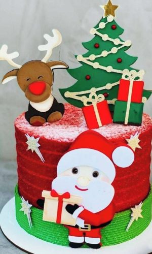 Arquivo de Corte Topo de Bolo Natal 01