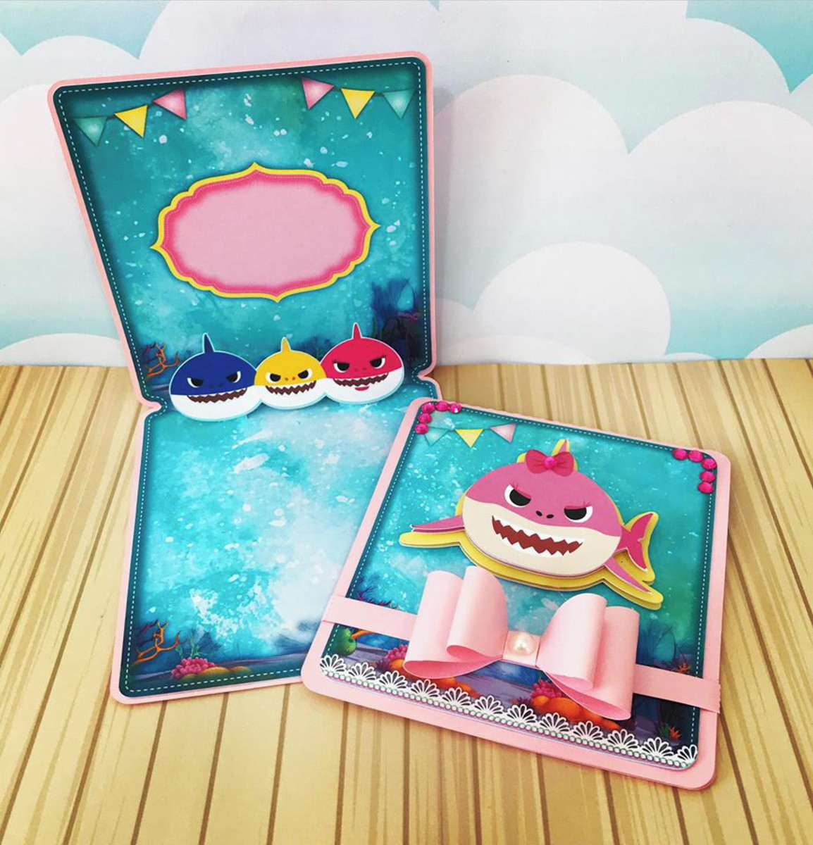 Arquivo de Corte Baby Shark Rosa - Imagem 3