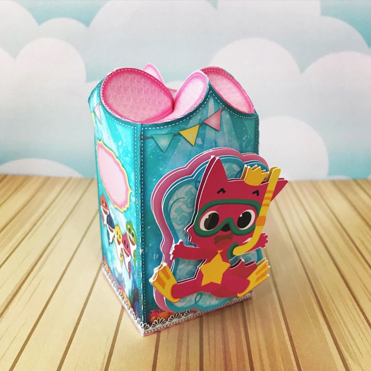 Arquivo de Corte Baby Shark Rosa - Imagem 2