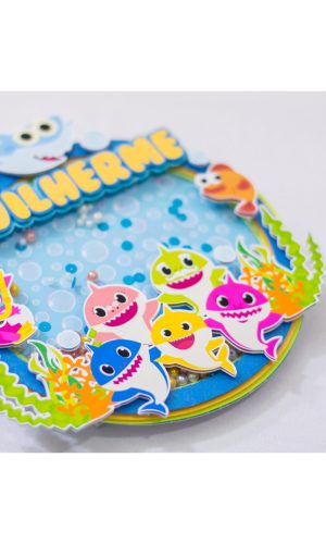 Arquivo de Corte Baby Shark Topo de Bolo - Studio e PDF