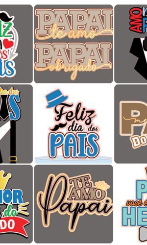 Arquivos de Corte Combos de Topos Dia dos Pais