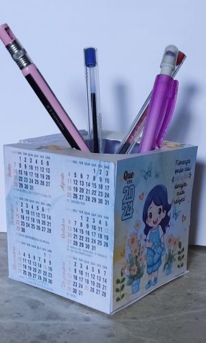 Arquivo de Corte Caixa Calendário 2024