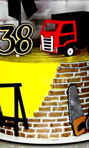 Arquivo de corte topo de bolo construção