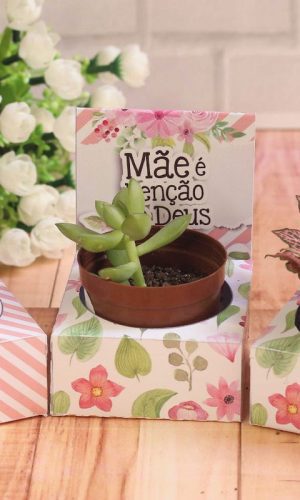 Arquivo de Corte Porta Suculenta Dia das Mães