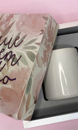 Arquivo de corte caixa para caneca