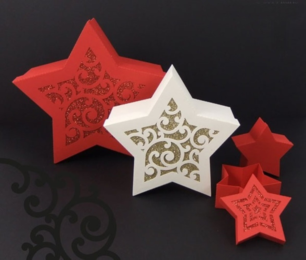 Arquivo de Corte Caixa Estrela de Natal Vazada