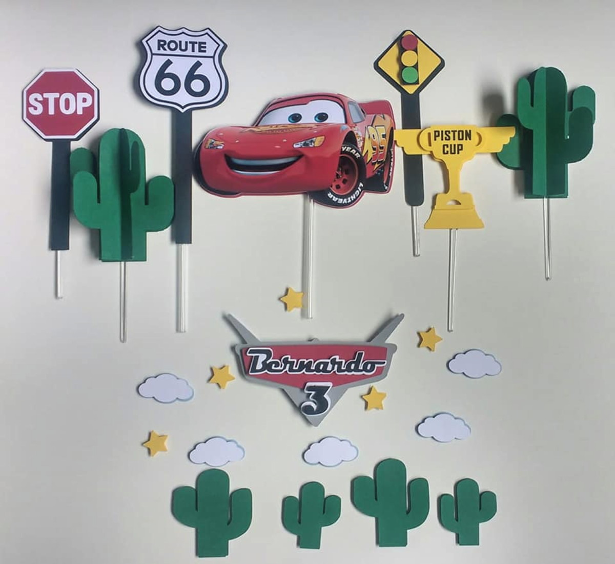 Arquivo De Corte Topo Carros Disney - Imagem 2