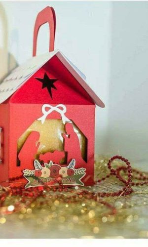 Arquivo de Corte Casinha Presepio de Natal
