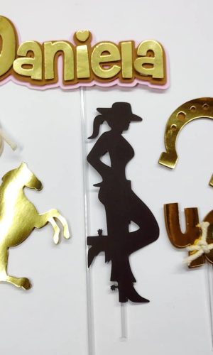 Arquivo de corte topo cowgirl