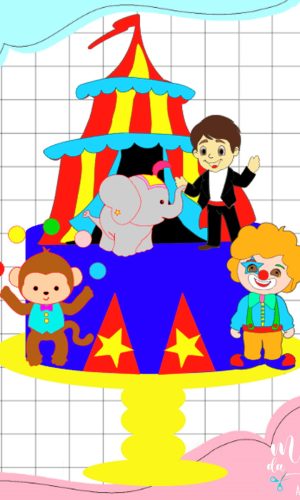 Arquivo de Corte: Circo Menino 002 (100% em Camadas)