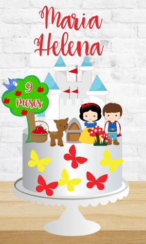 Arquivo de Corte Digital Topo Branca de Neve Cute