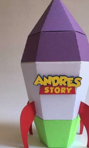 Arquivo de Corte Caixa Foguete Buzz Lightyear - Toy Story