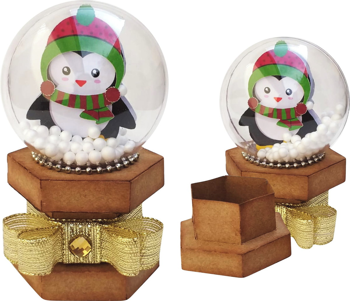 Arquivo de Corte Caixa Globo de Neve