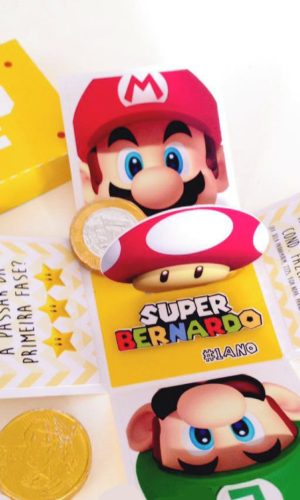 Arquivo de Corte Convite Super Mario Bros