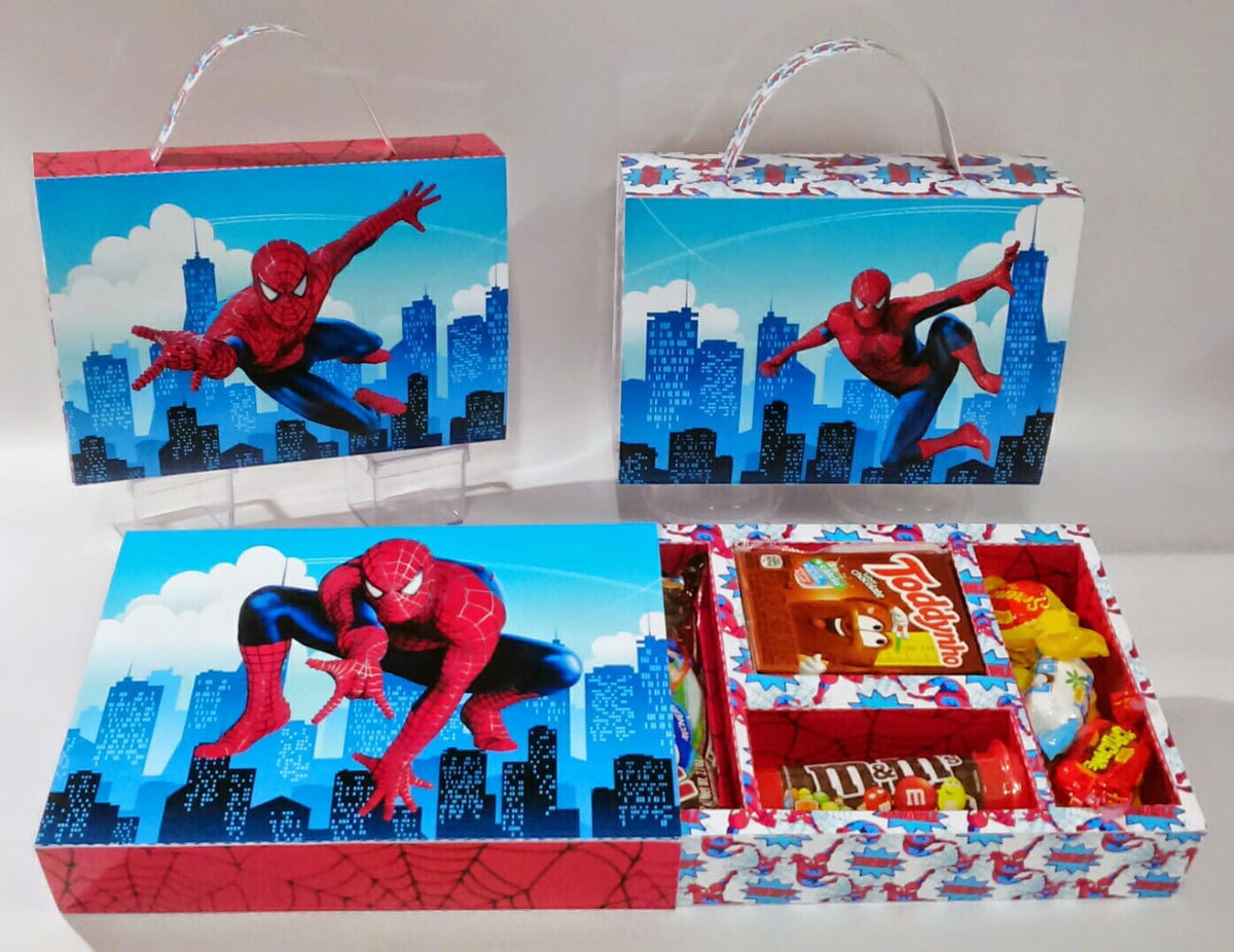 Arquivo de corte maleta homem aranha