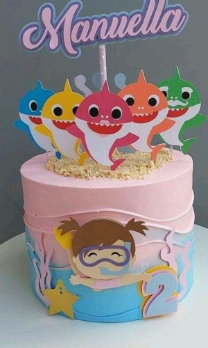 Arquivo de Corte Mergulhadora Baby Shark