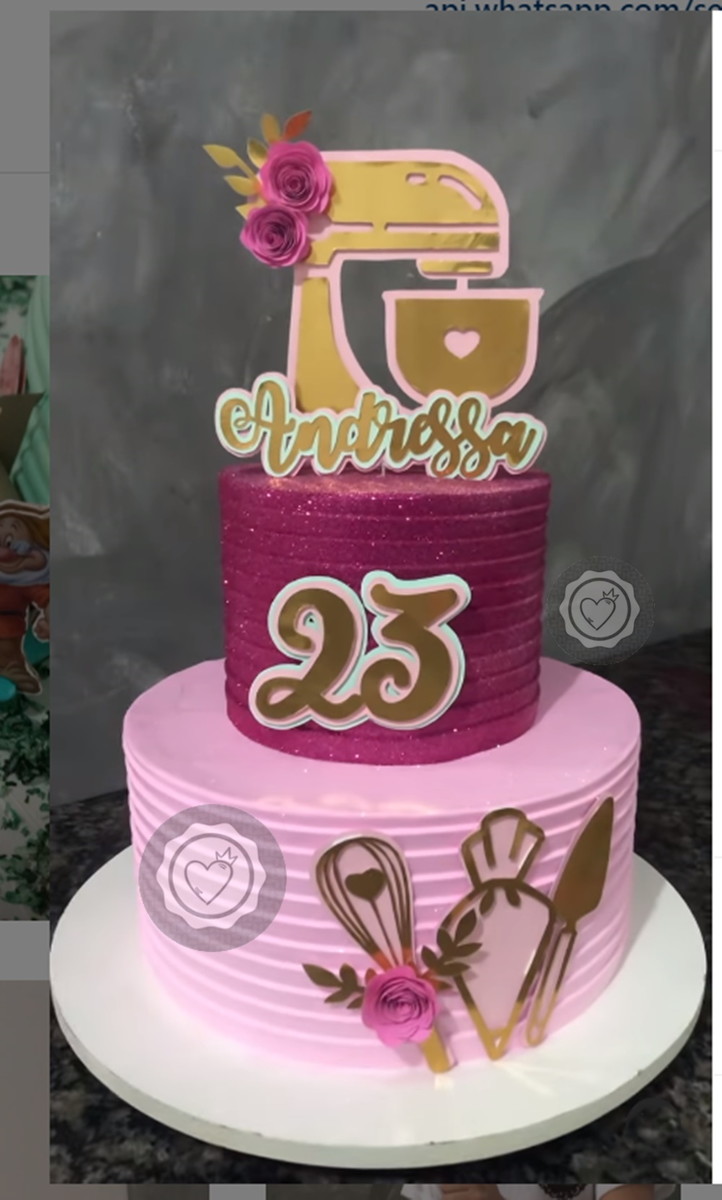 Arquivos de Corte 2 Topos Confeitaria