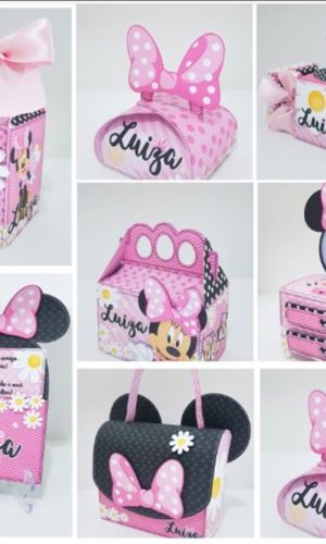 Arquivo de Corte Silhouette Minnie Rosa Luxo